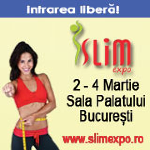 SLIM EXPO la SALA PALATULUI: toate produsele si serviciile pentru atingerea si mentinerea greutatii ideale